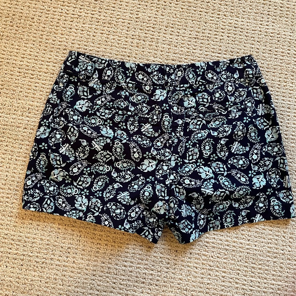 LOFT Black and Blue Shorts with Relaxed Fit